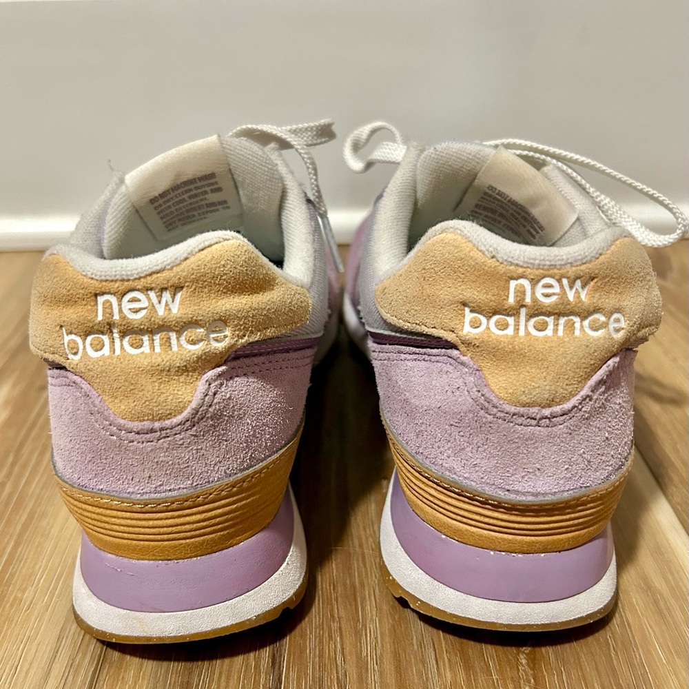 New Balance Purple 574 Sneakers - Picture 5 of 6